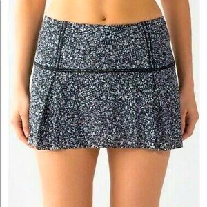 lululemon athletica Gray and Black Skort Athletic Performance